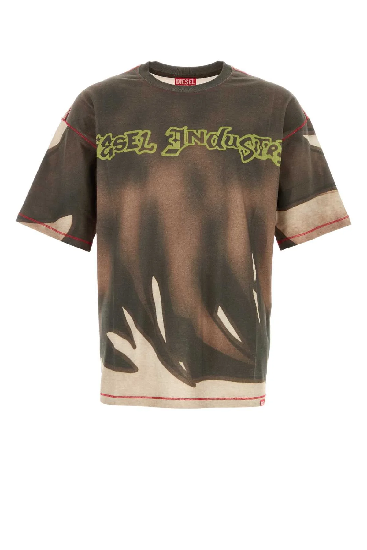 Diesel Men Printed Cotton T-Shirt - 1