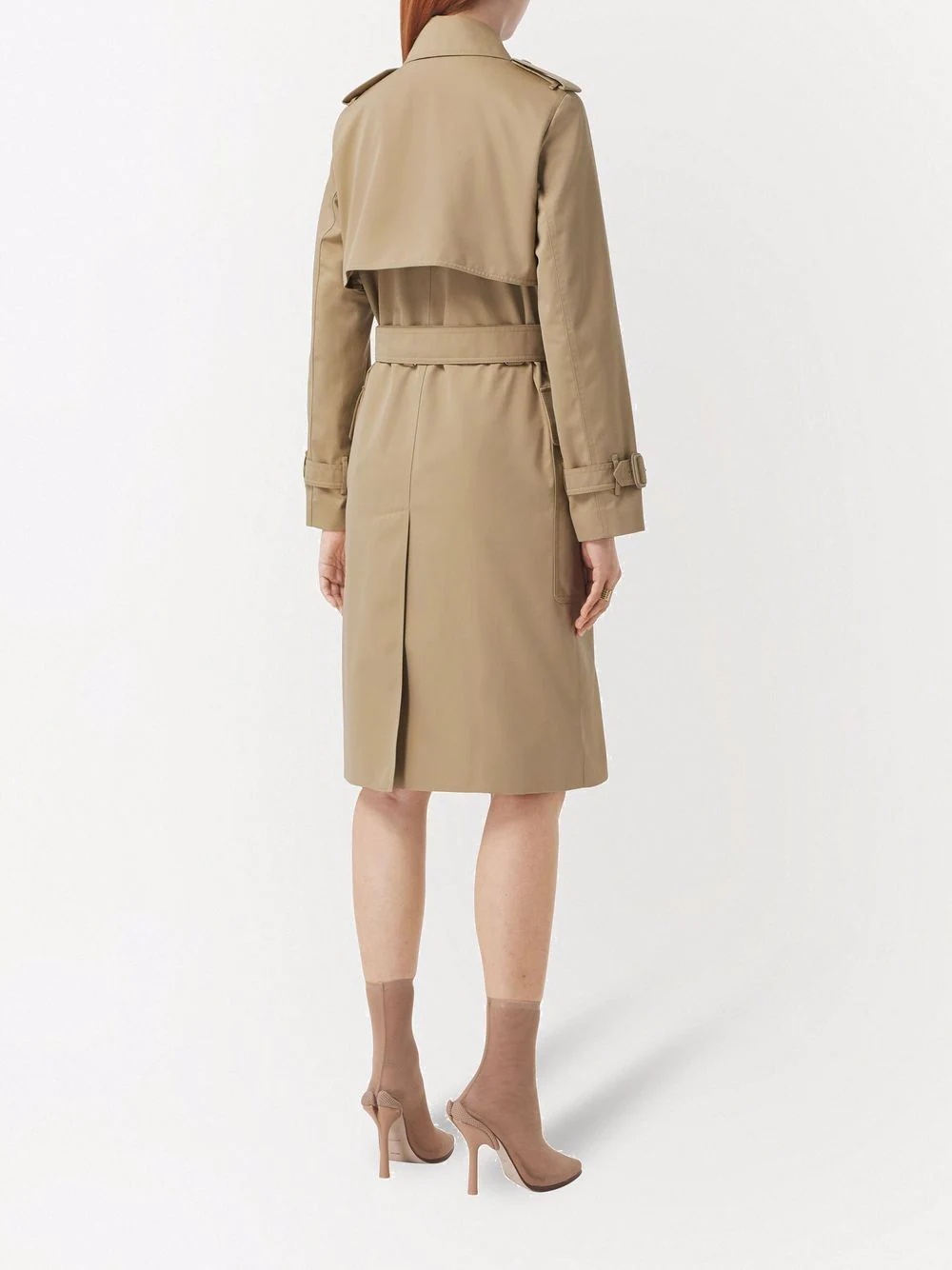 gabardine trench coat - 4
