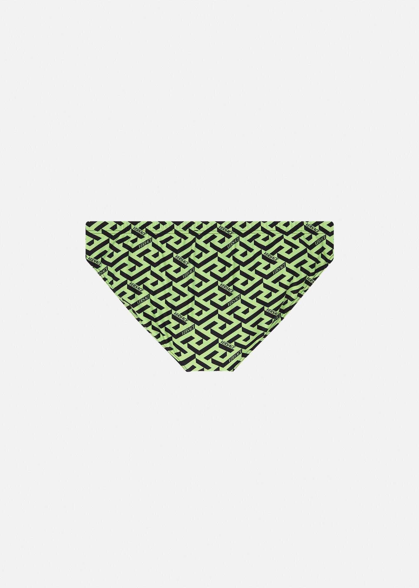 Greca Signature Print Swim Briefs - 3