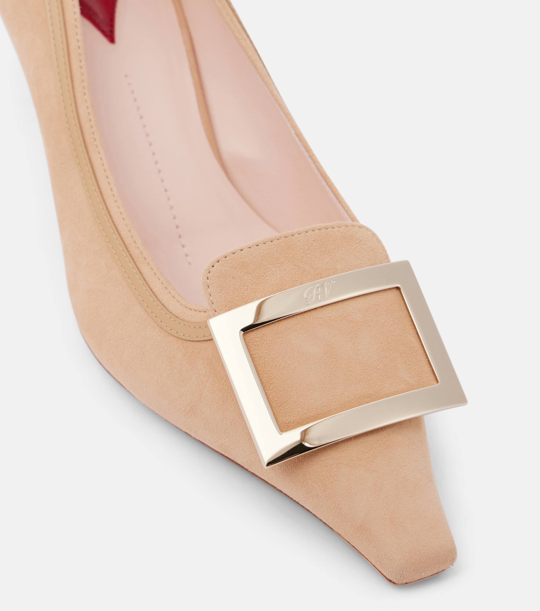 Viv' Canard 55 suede pumps - 5