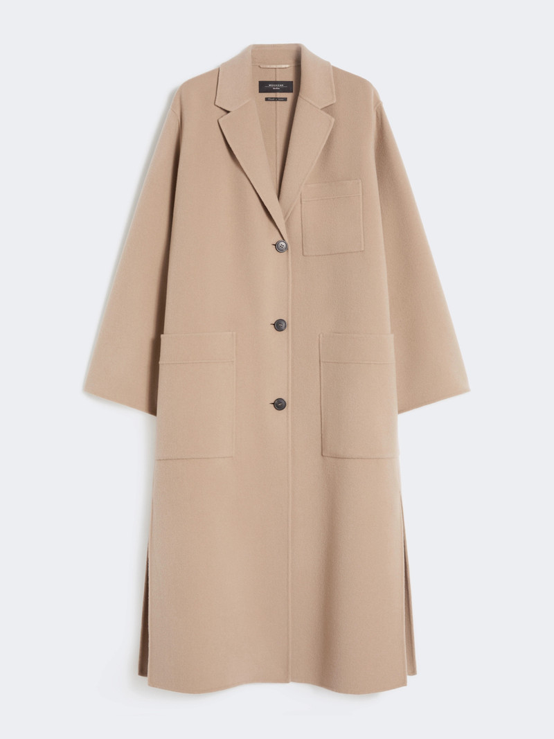 GALOSCE Double-faced wool-blend coat - CAMEL 1
