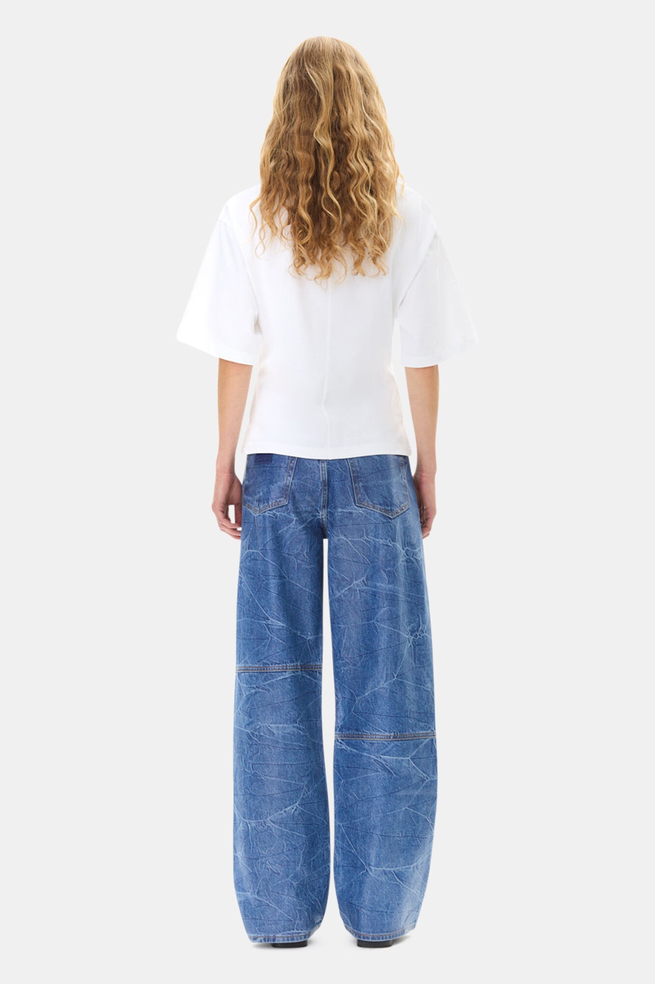 WHITE HEAVY COTTON T-SHIRT - 5
