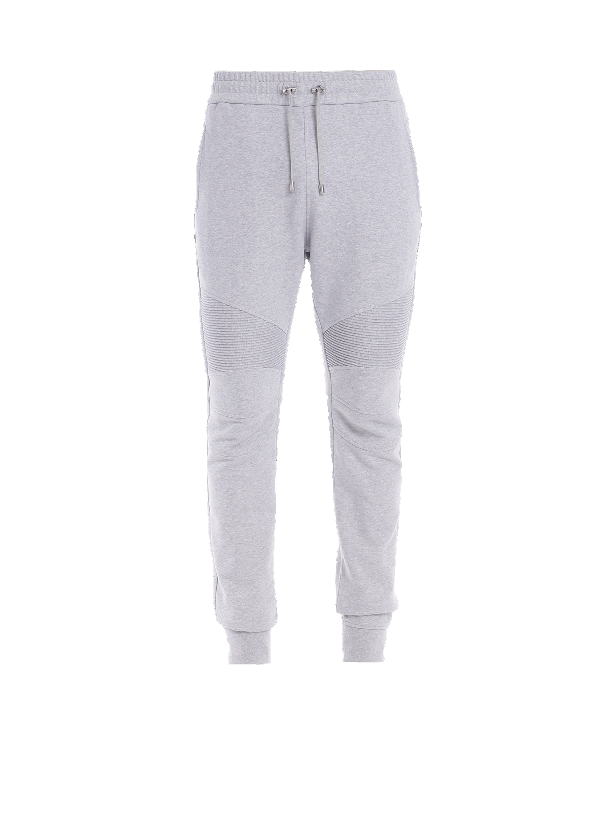 Cotton sweatpants with Balmain Paris logo - 1