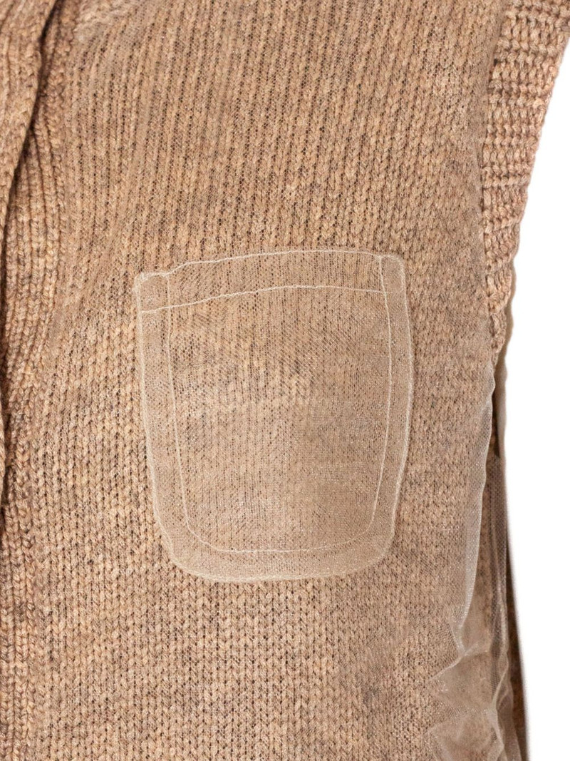 sleeveless knitted vest 4