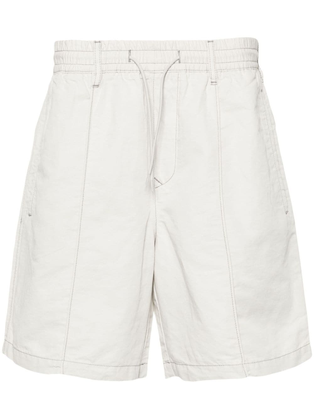 logo-plaque straight-leg shorts - 1