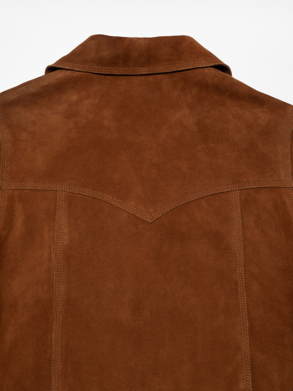 Peggy Suede Jacket Cognac - 3