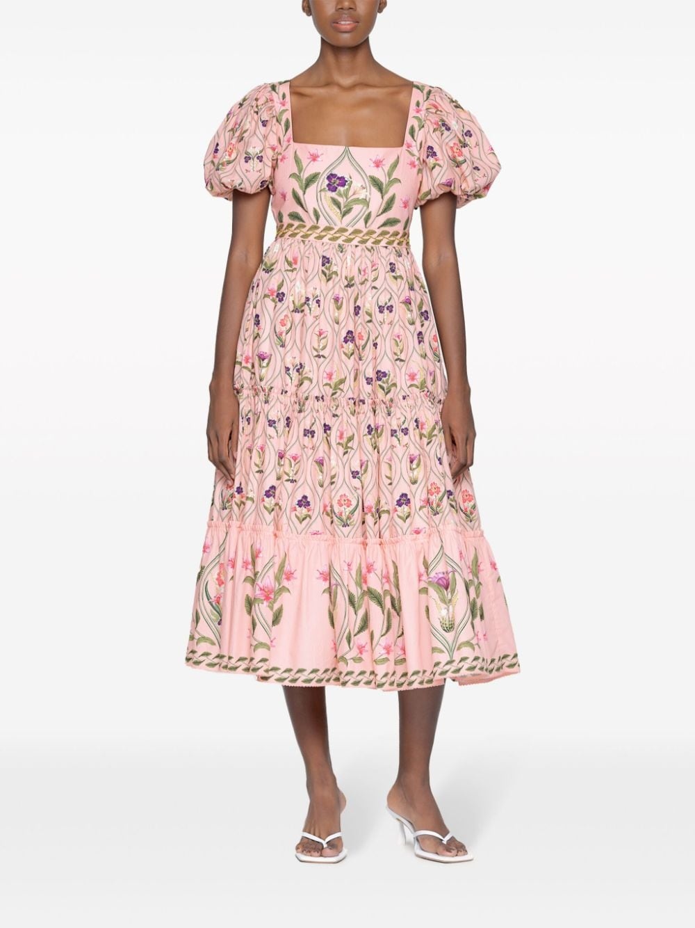 Alga Pacifico embroidered midi dress - 2