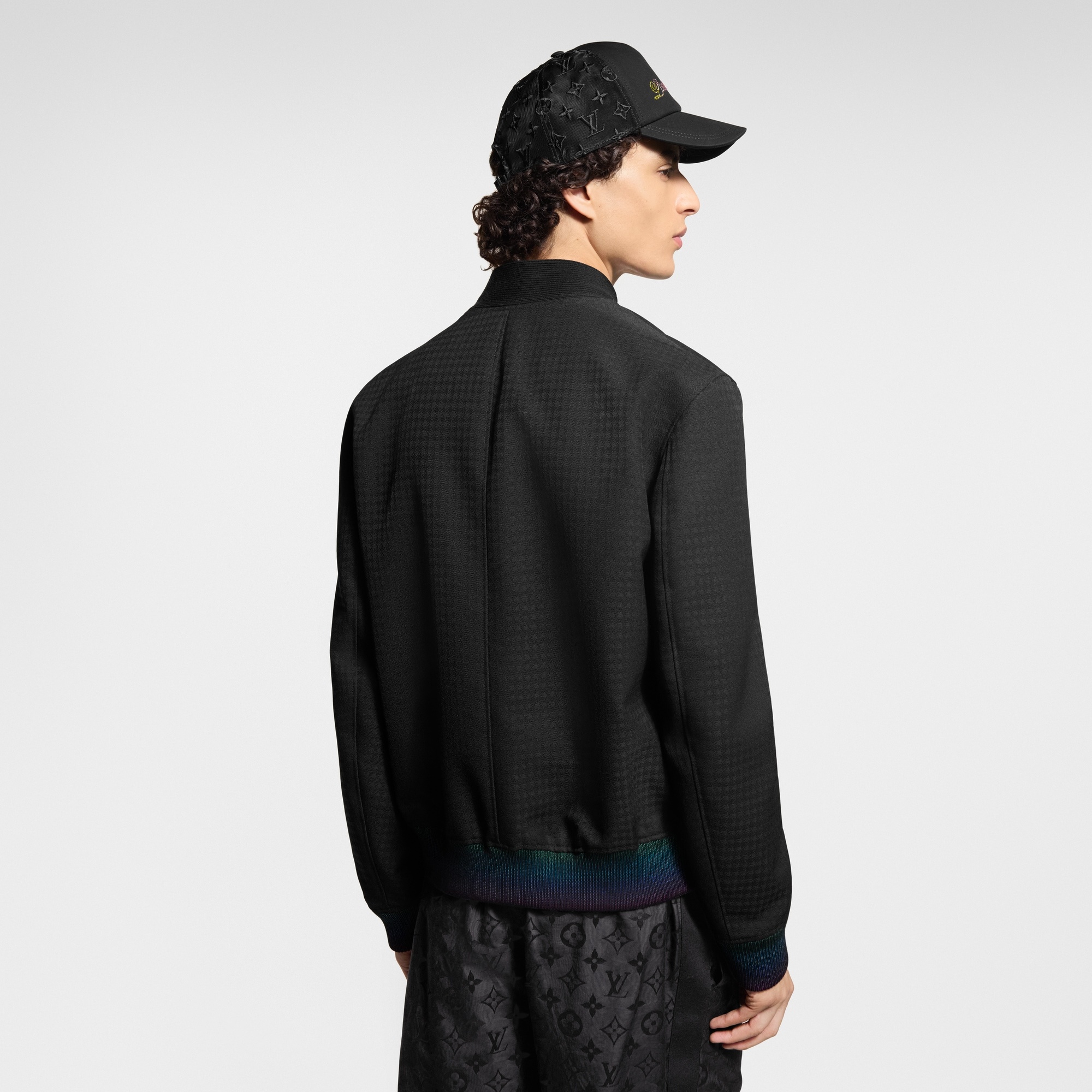 Preppy Wool Cardigan Blouson - 3
