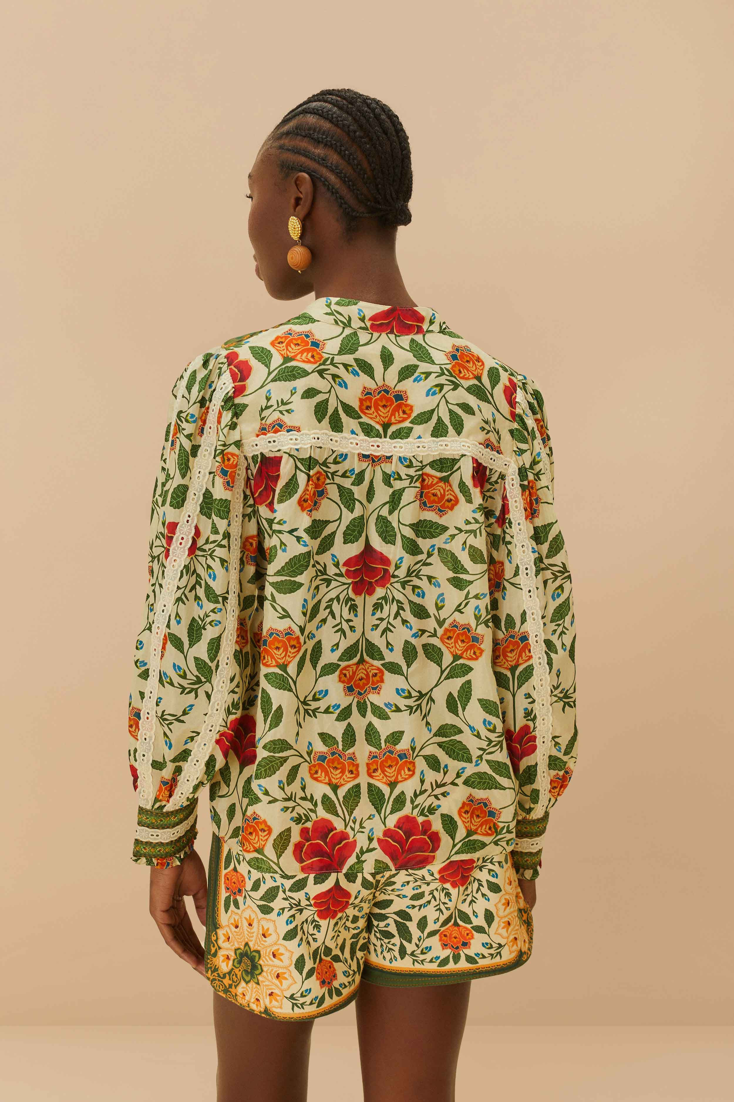 Sand Garden Tapestry Blouse - 3