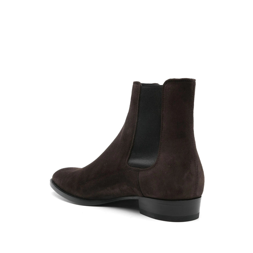 Saint Laurent Brown Boots Men - 2