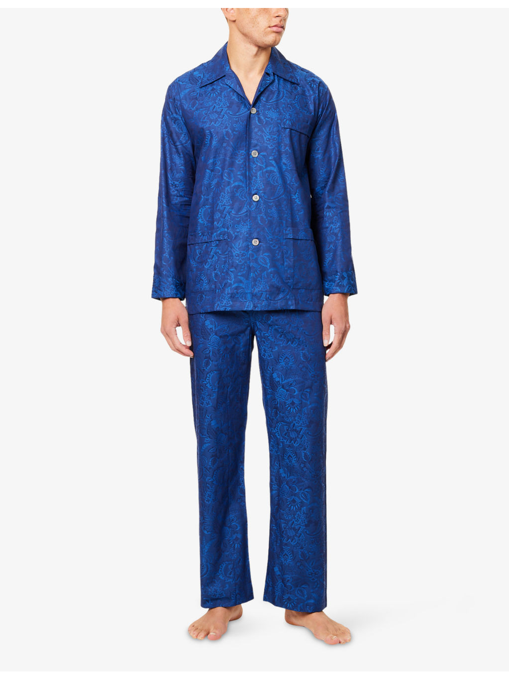 Paris Floral-Print Cotton Pyjamas - 2