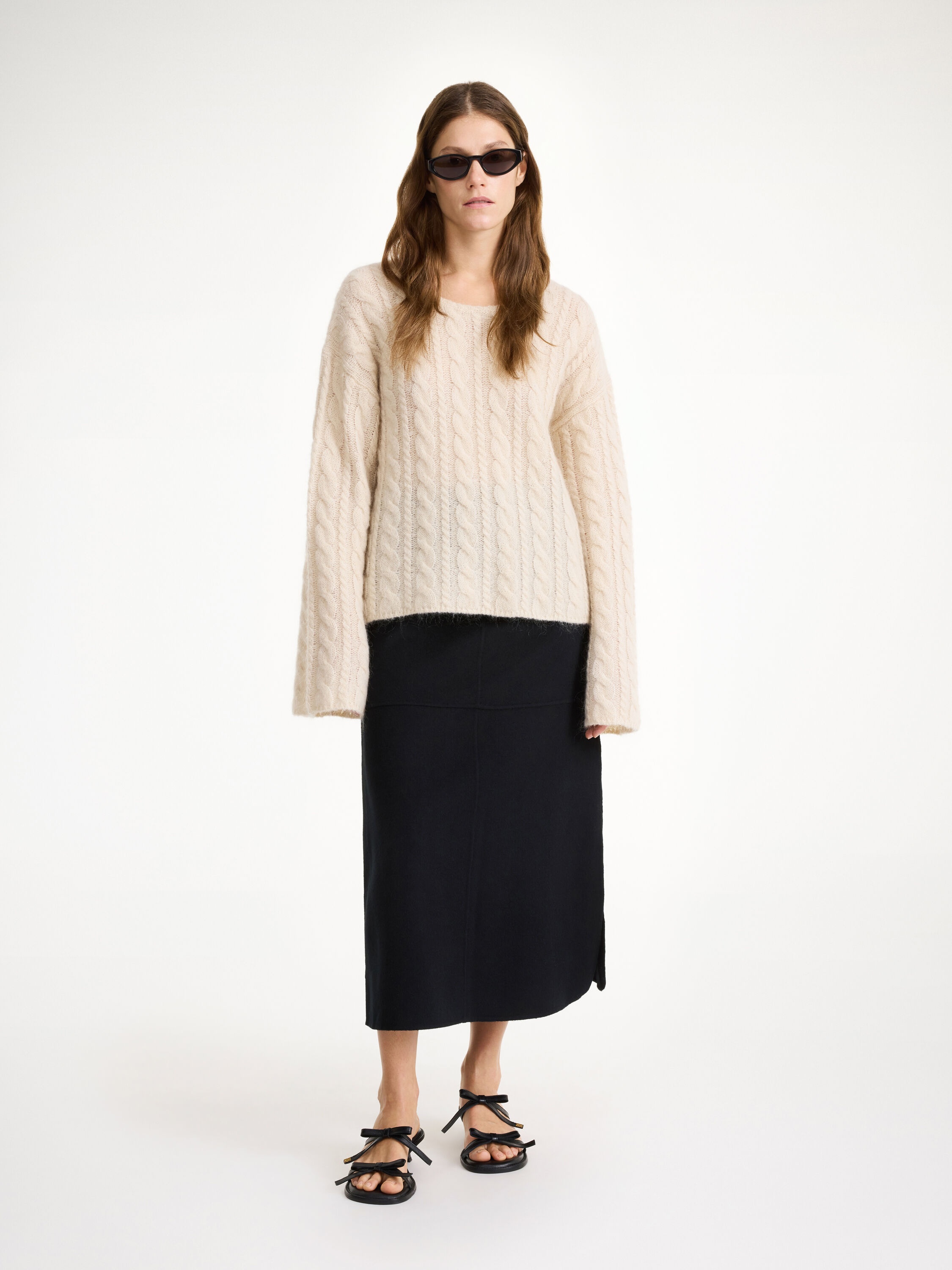 Angello wool midi skirt - 2