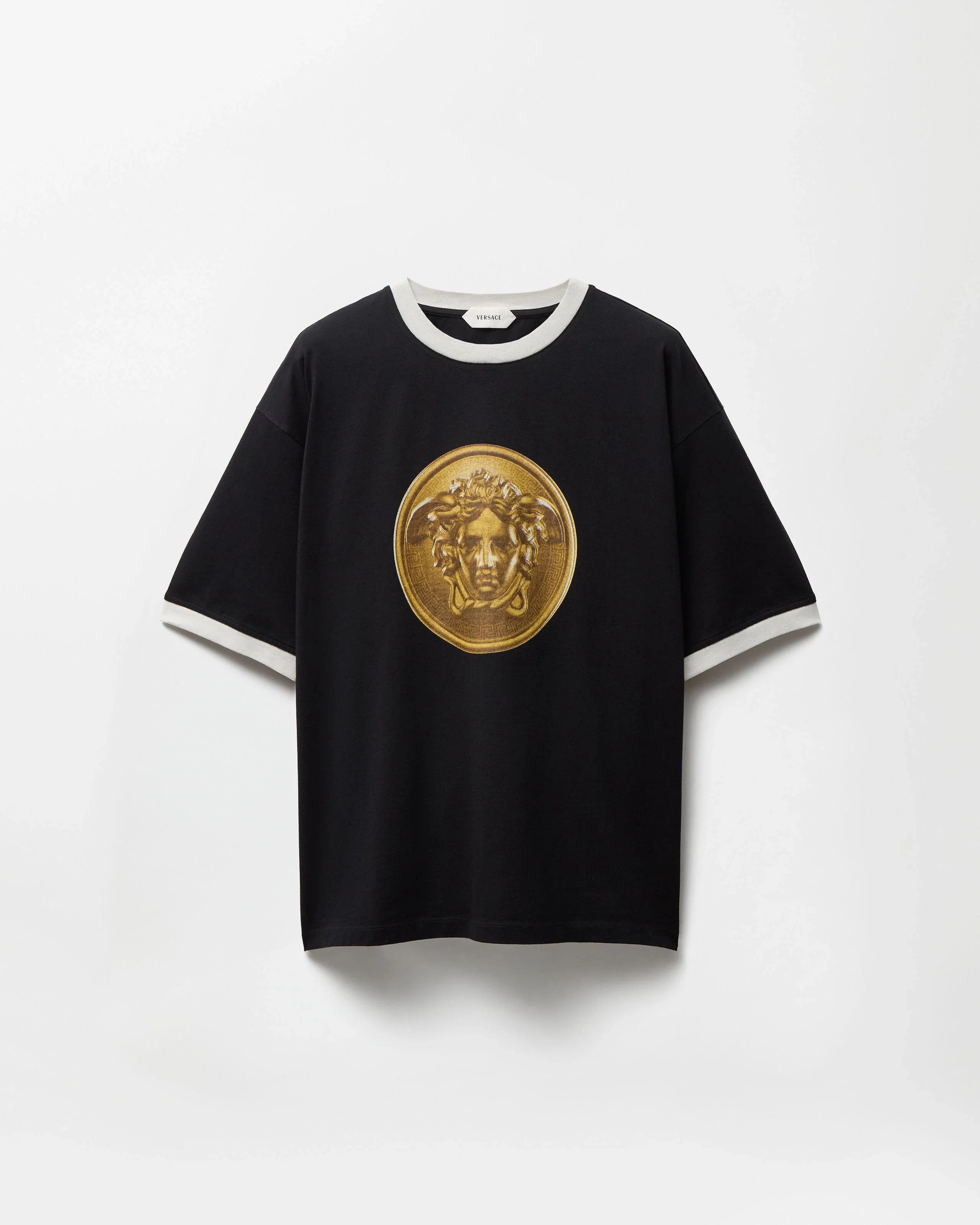 Printed Cotton-Jersey Regular T-Shirt - 1
