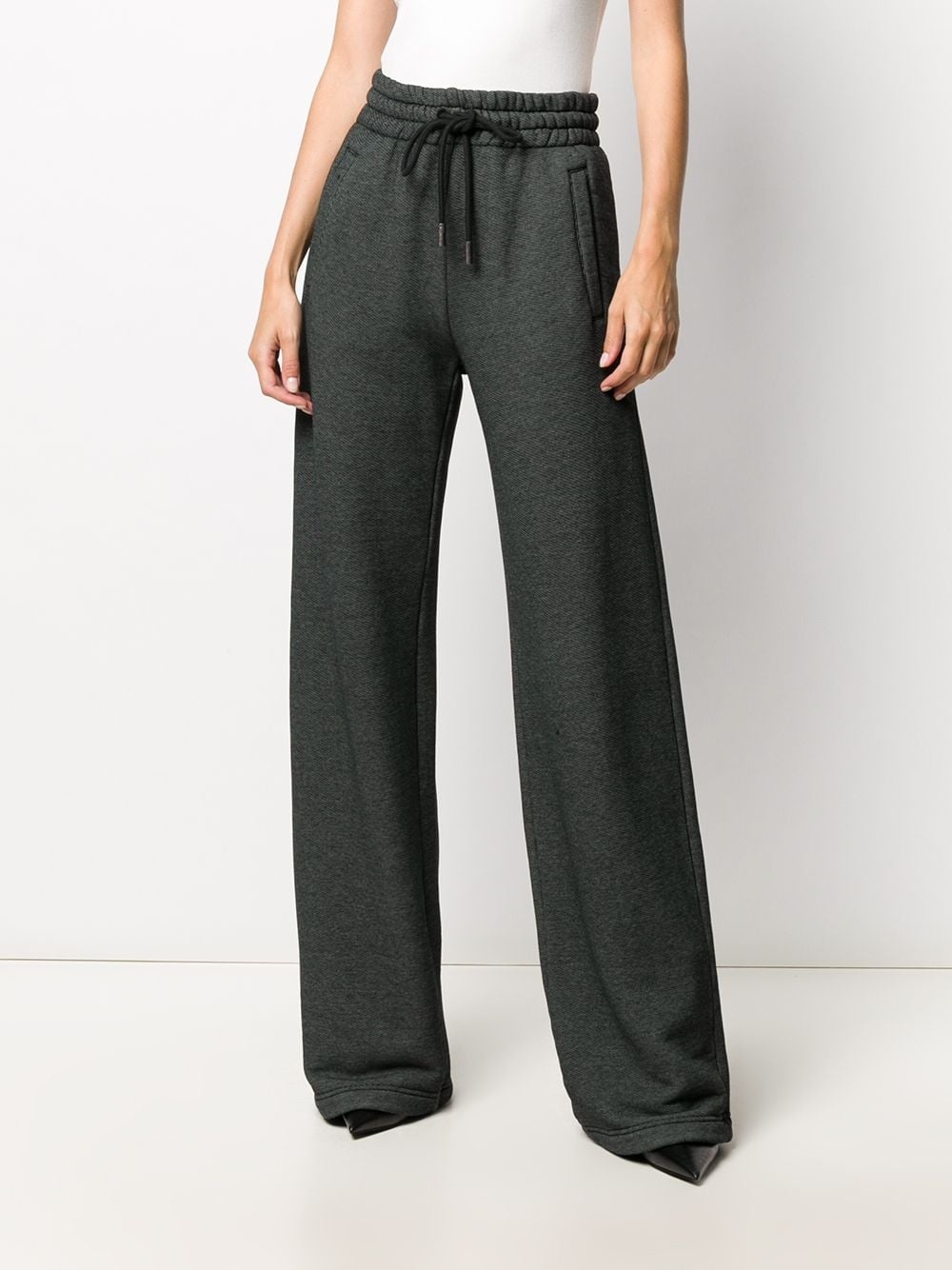 wide-leg track pants - 4