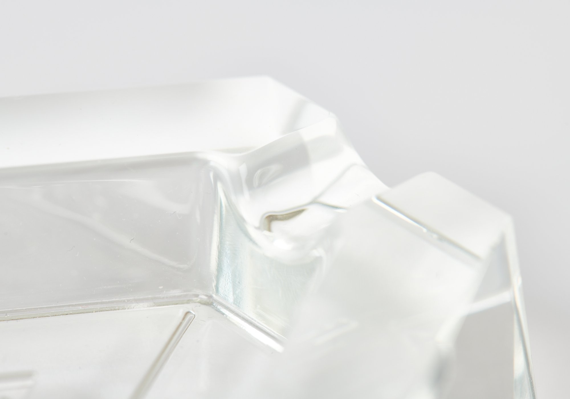 TRI-FERG GLASS ASHTRAY CLEAR - 3