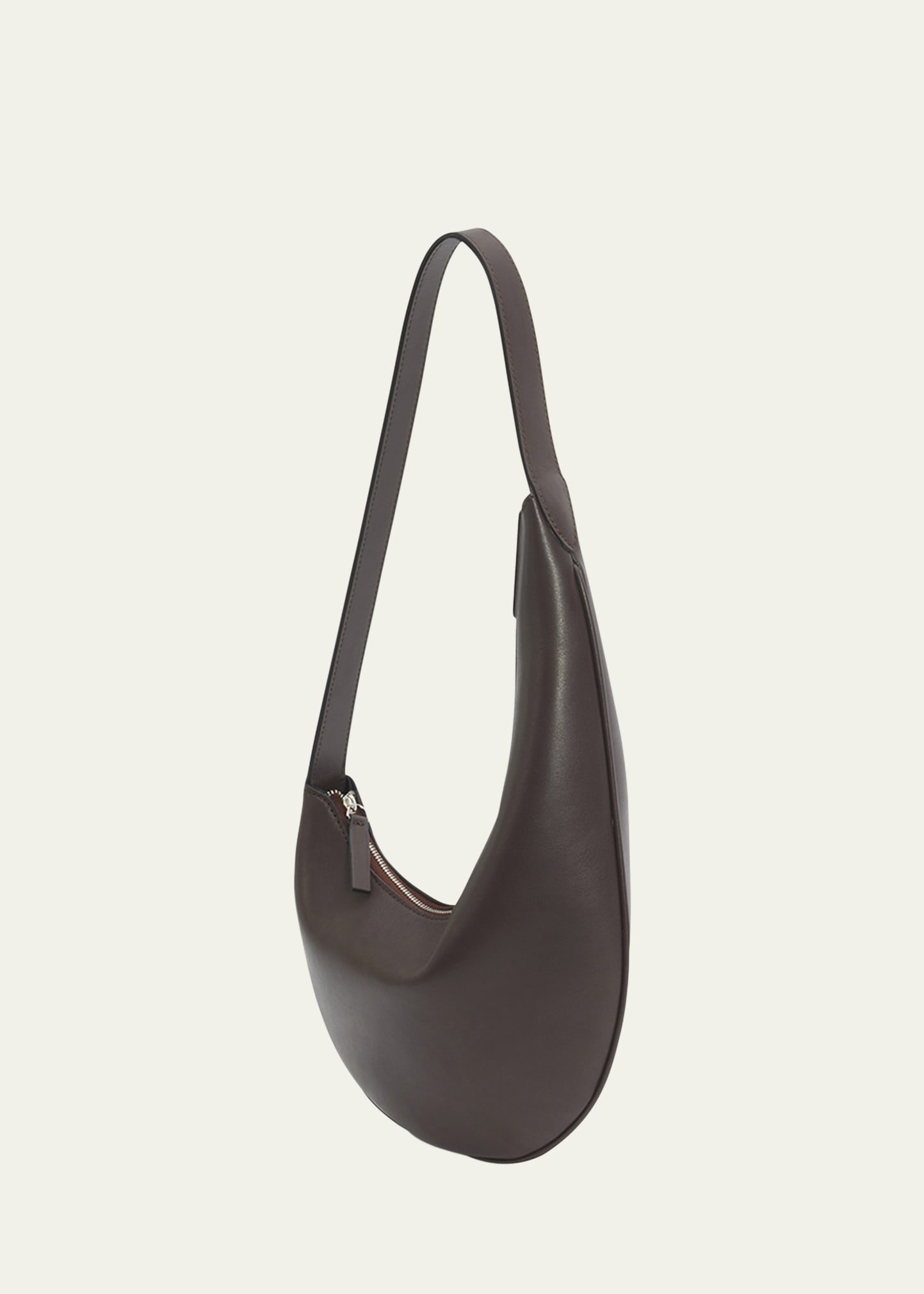 Lune Mini Zip Calfskin Hobo Bag - 2