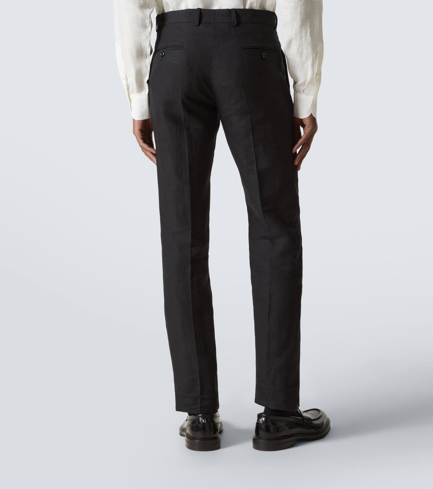 Modluca wool flannel straight pants - 4
