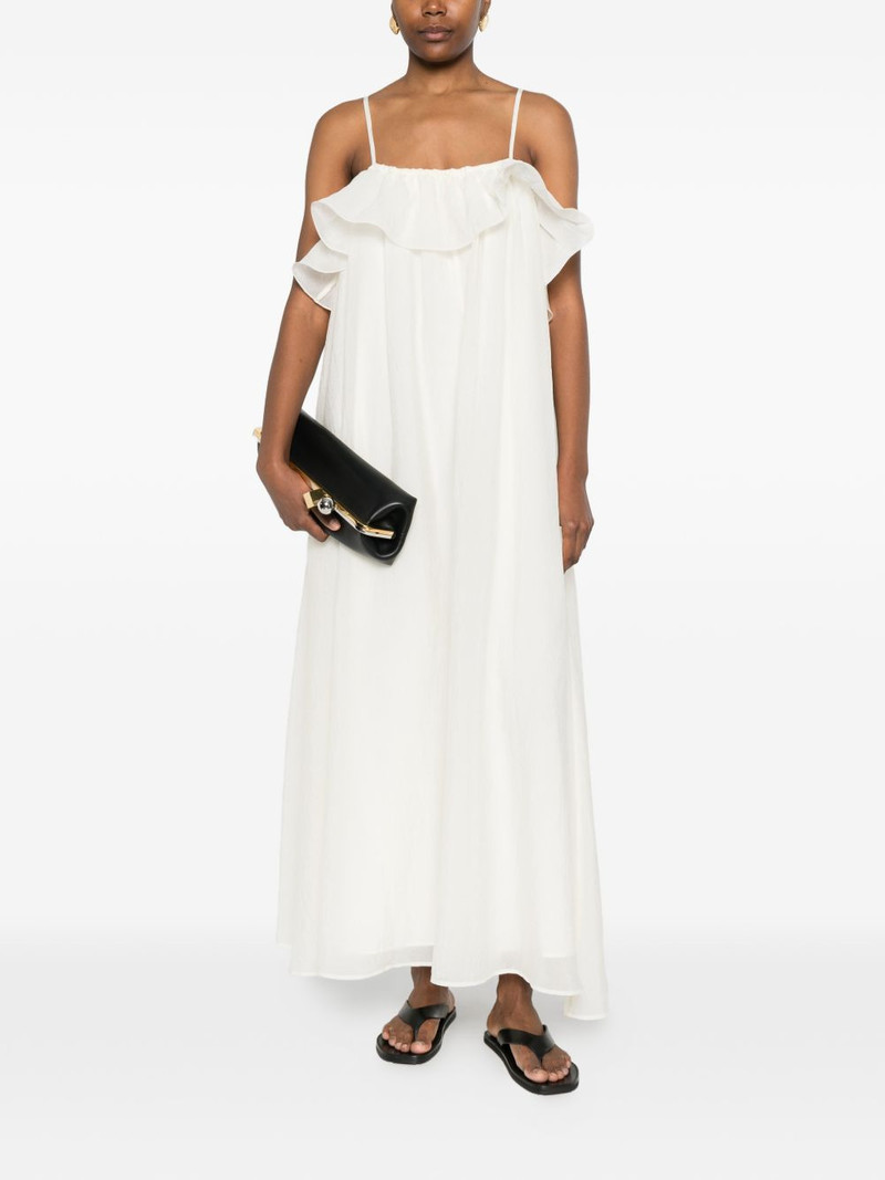 ELEH ruffled midi dress outlook