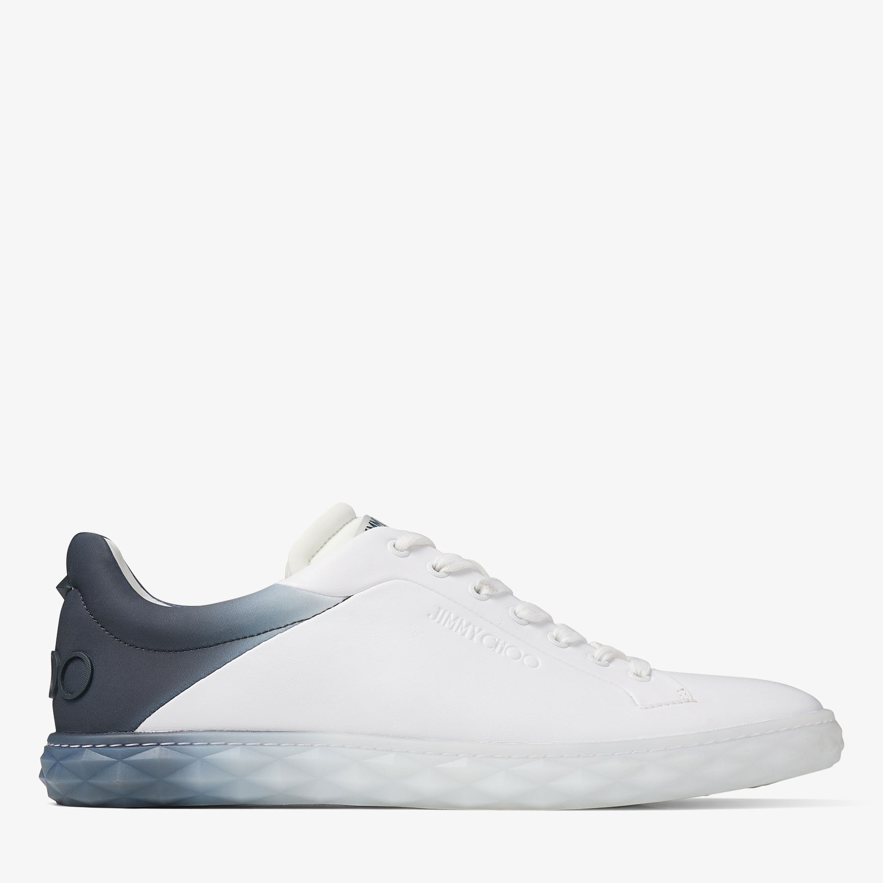 Diamond Light/M II
White Leather Trainers - 1