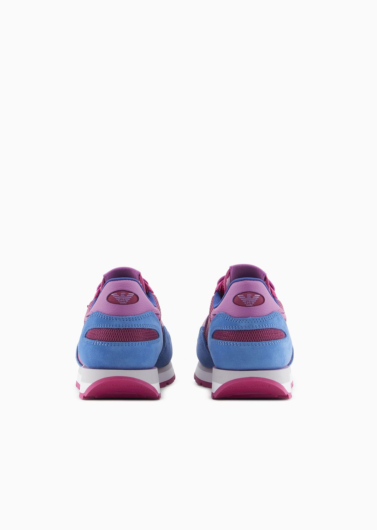 Mesh sneakers with suede details and eagle patch - 6
