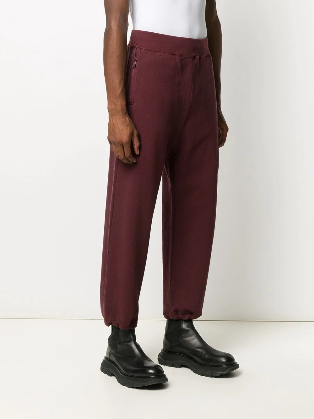 cropped cotton trousers - 3