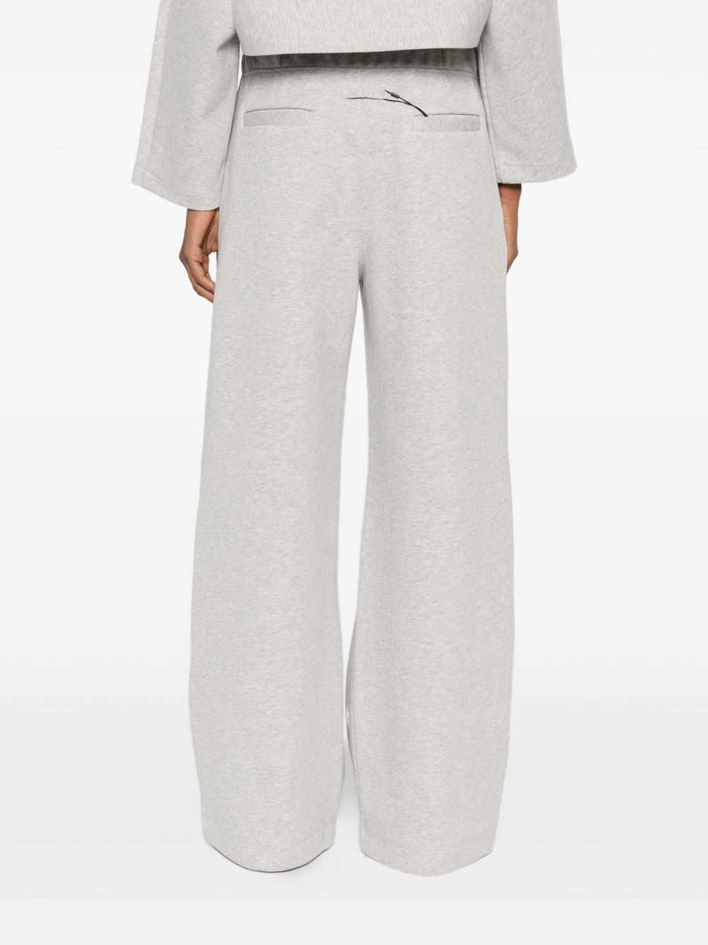 drawstring-cuffed track pants - 4