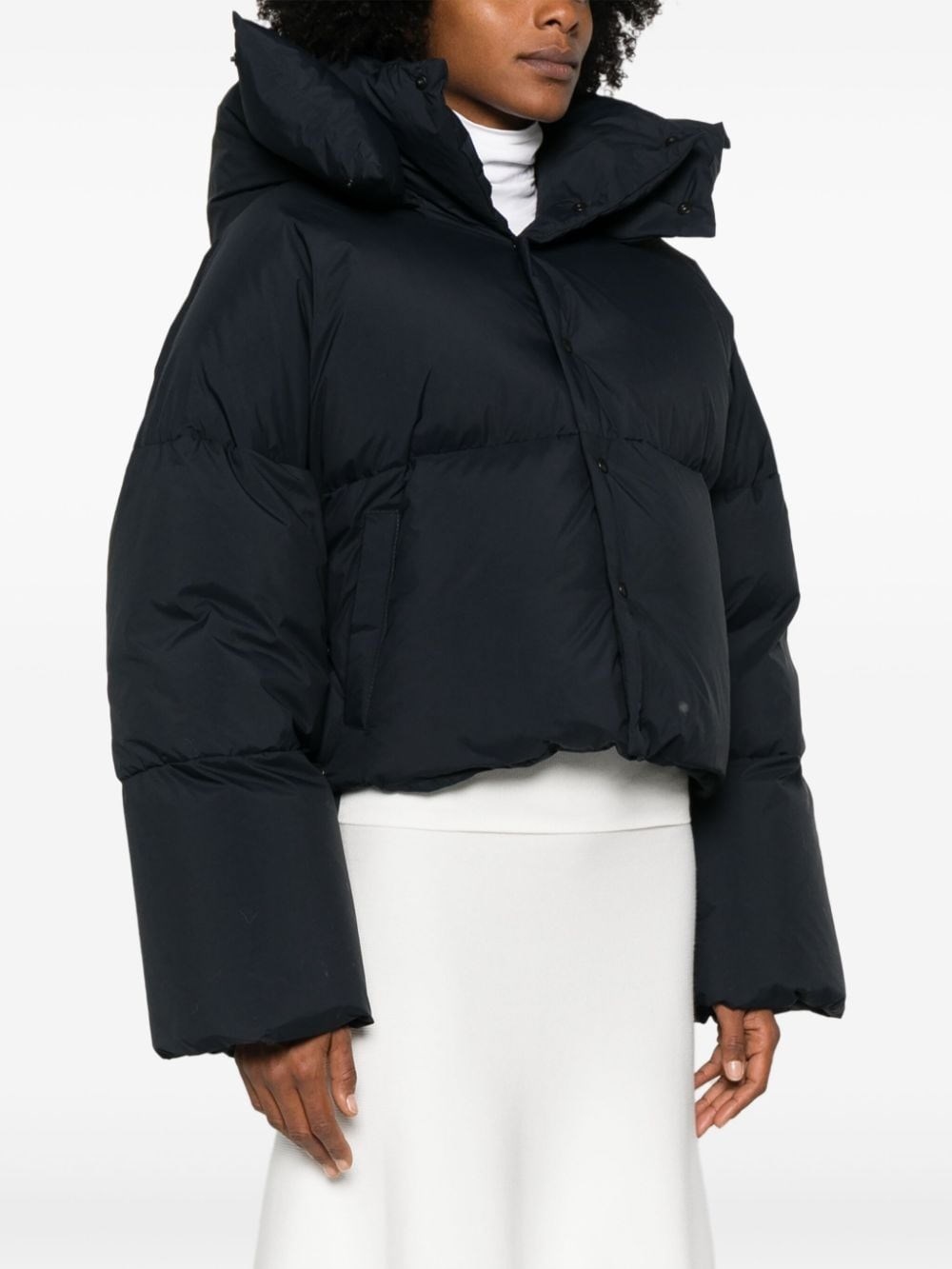Nylon short padded jacket - 3