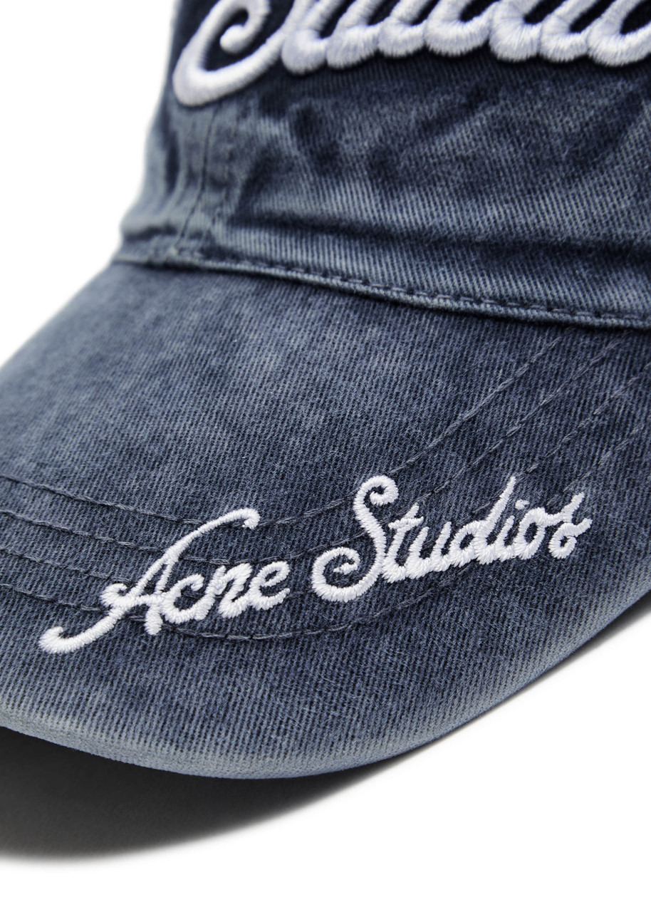 Acne Studios Carliy Venice Logo-embroidered Cotton cap - 4