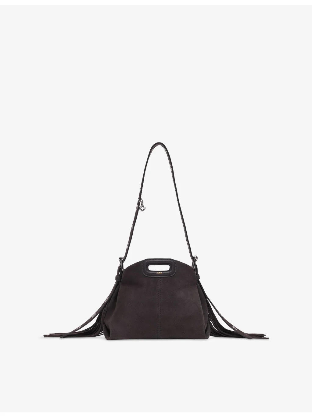 Miss M mini suede shoulder bag - 1