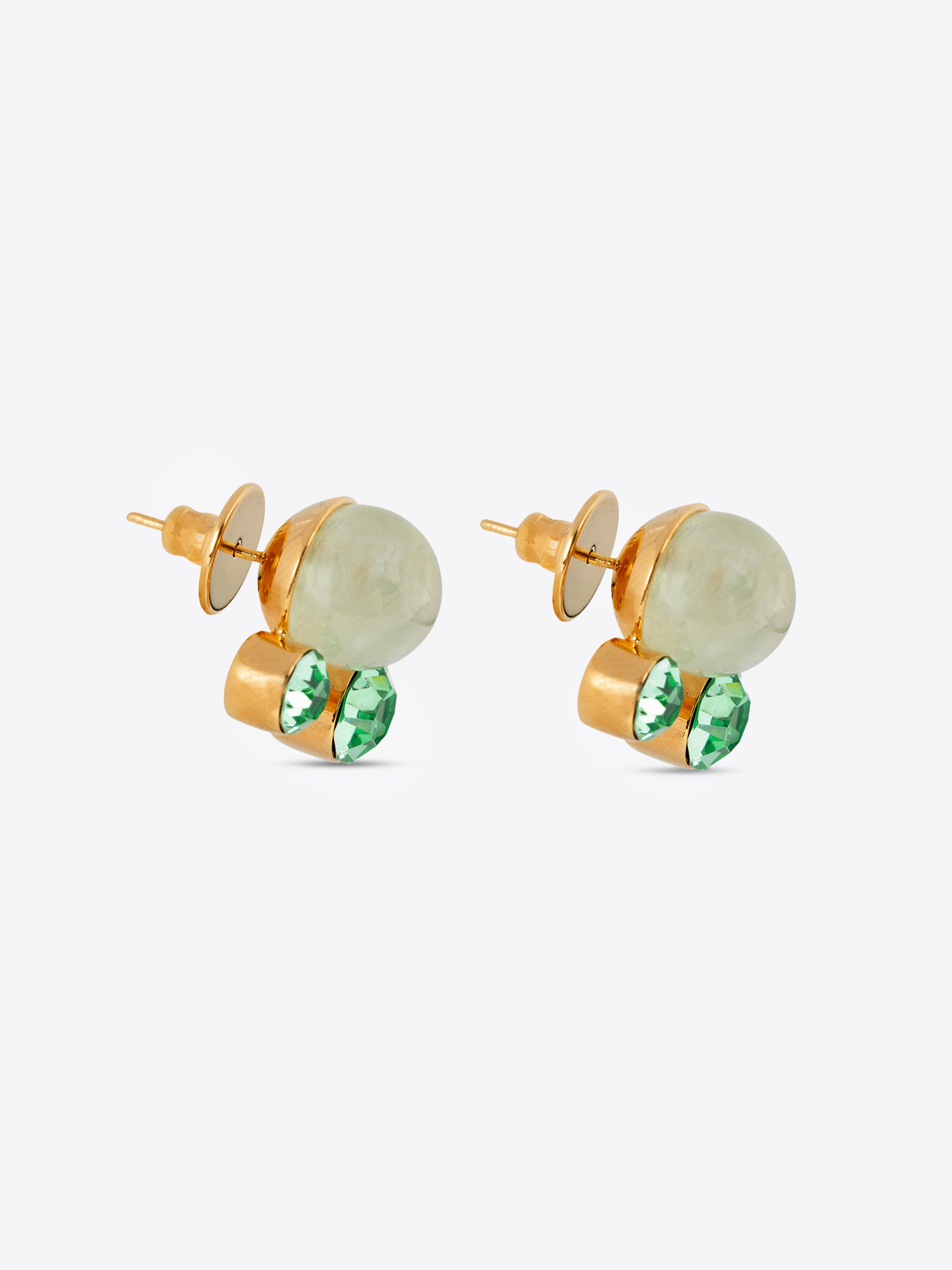 STONE PIN EARRINGS - 3