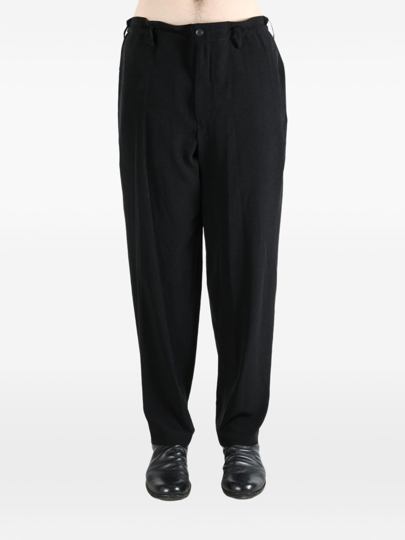 Yohji Yamamoto elasticated-waist trousers outlook