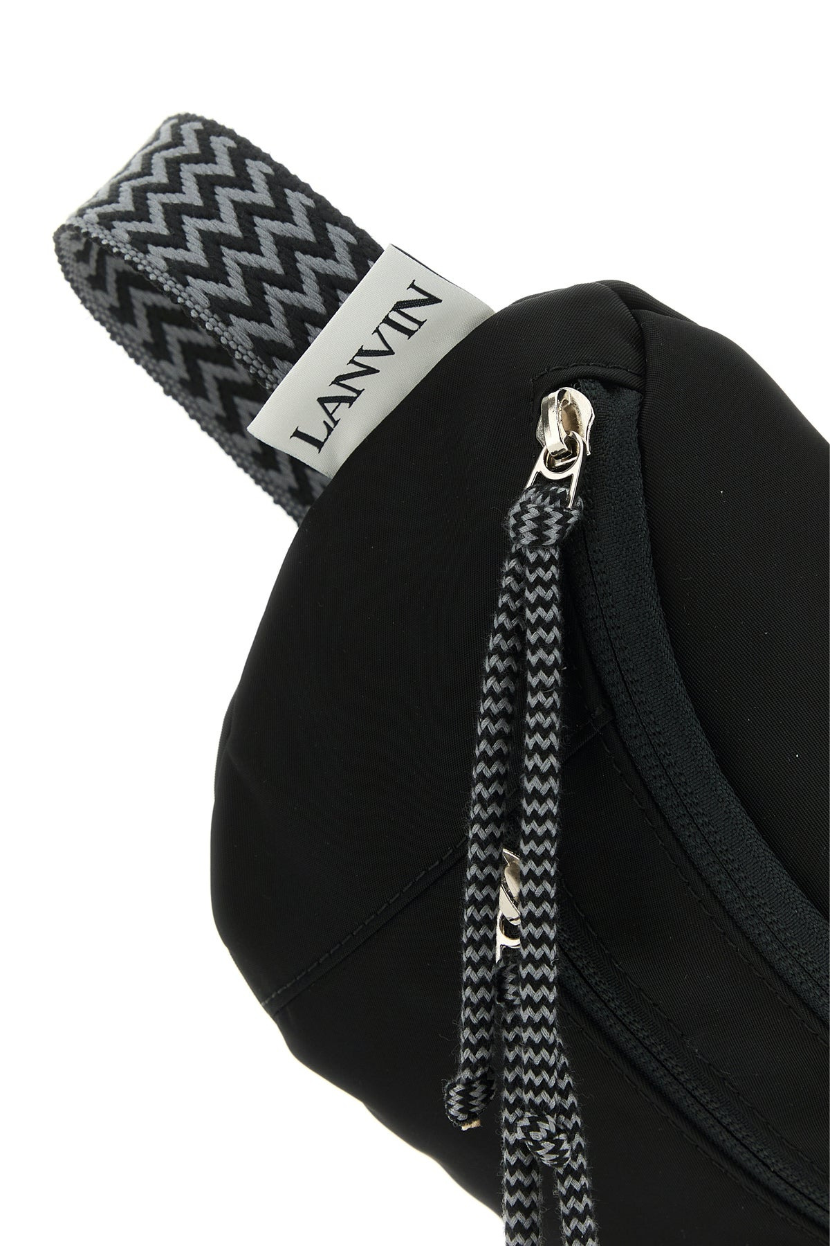 Black nylon Curb belt bag - 4