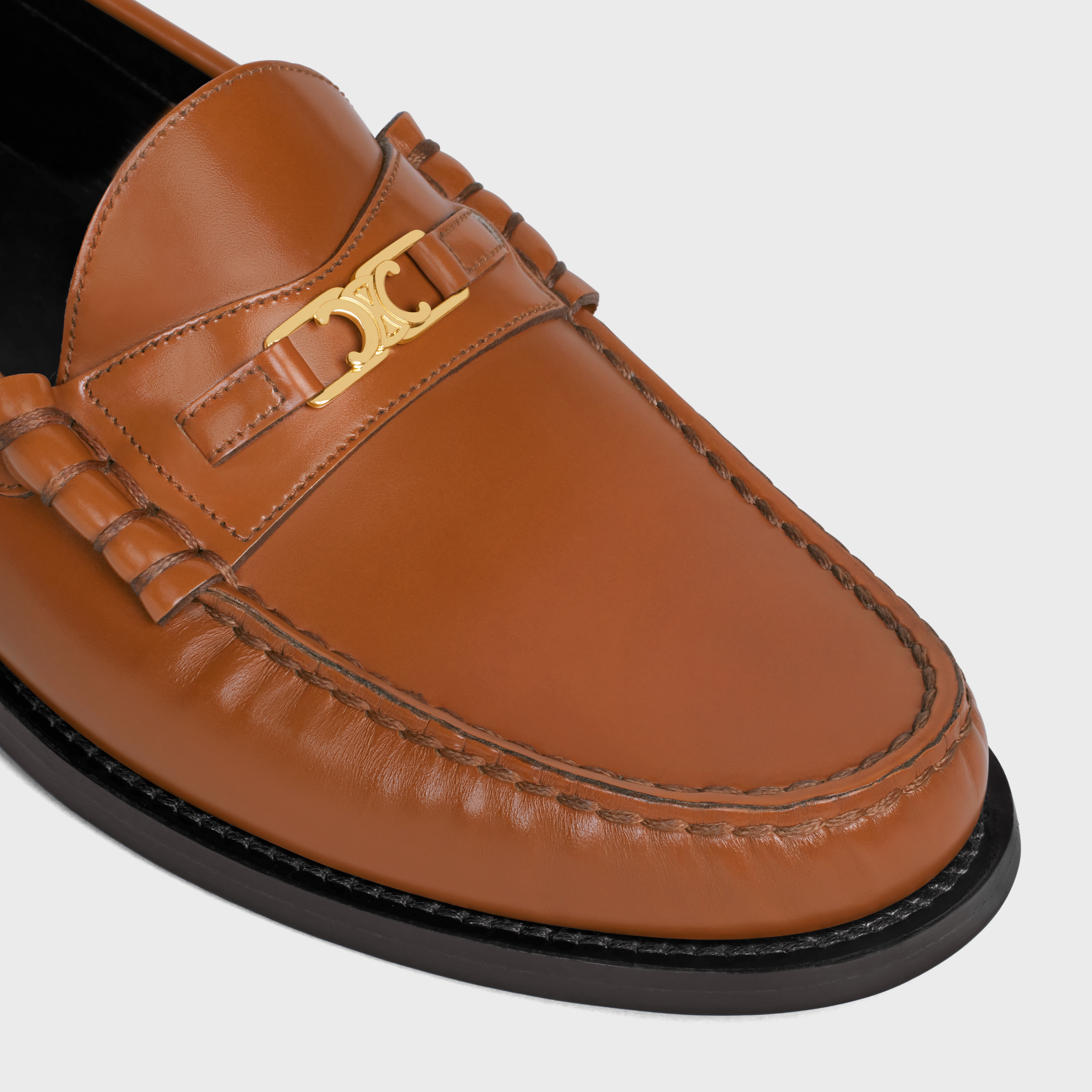 CELINE LUCO Triomphe loafer in POLISHED BULL - 4