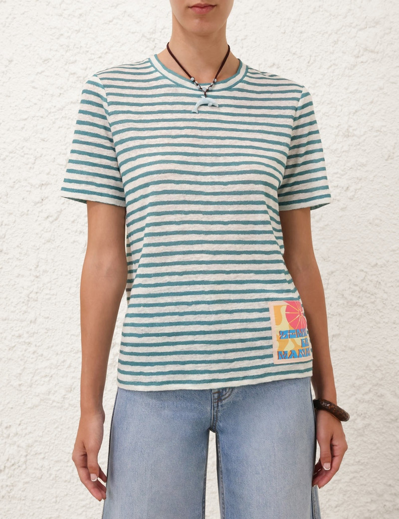 Zimmermann SCARBOROUGH STRAIGHT TEE outlook