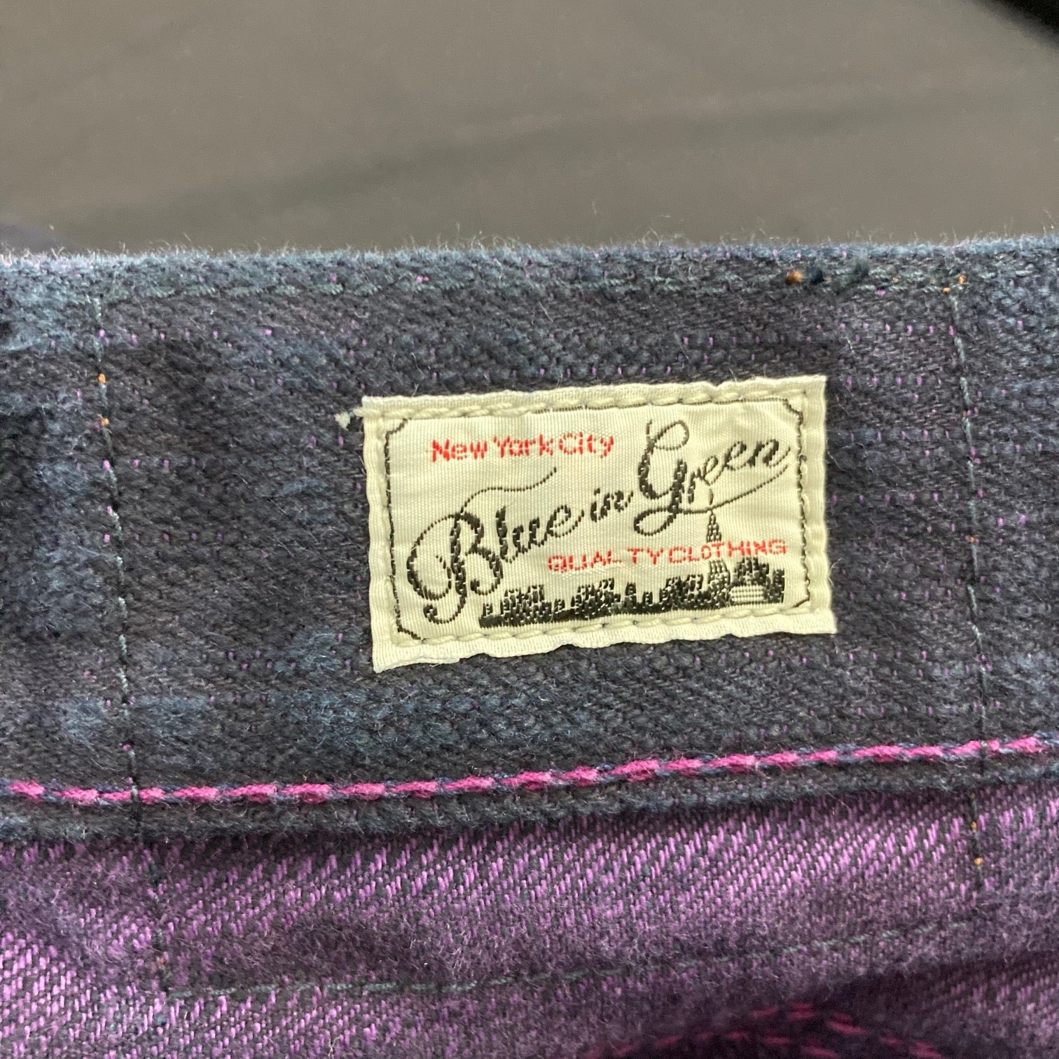 BIG-PBJ-013 17.5oz Natural Indigo x Purple Slim Tapered - 13