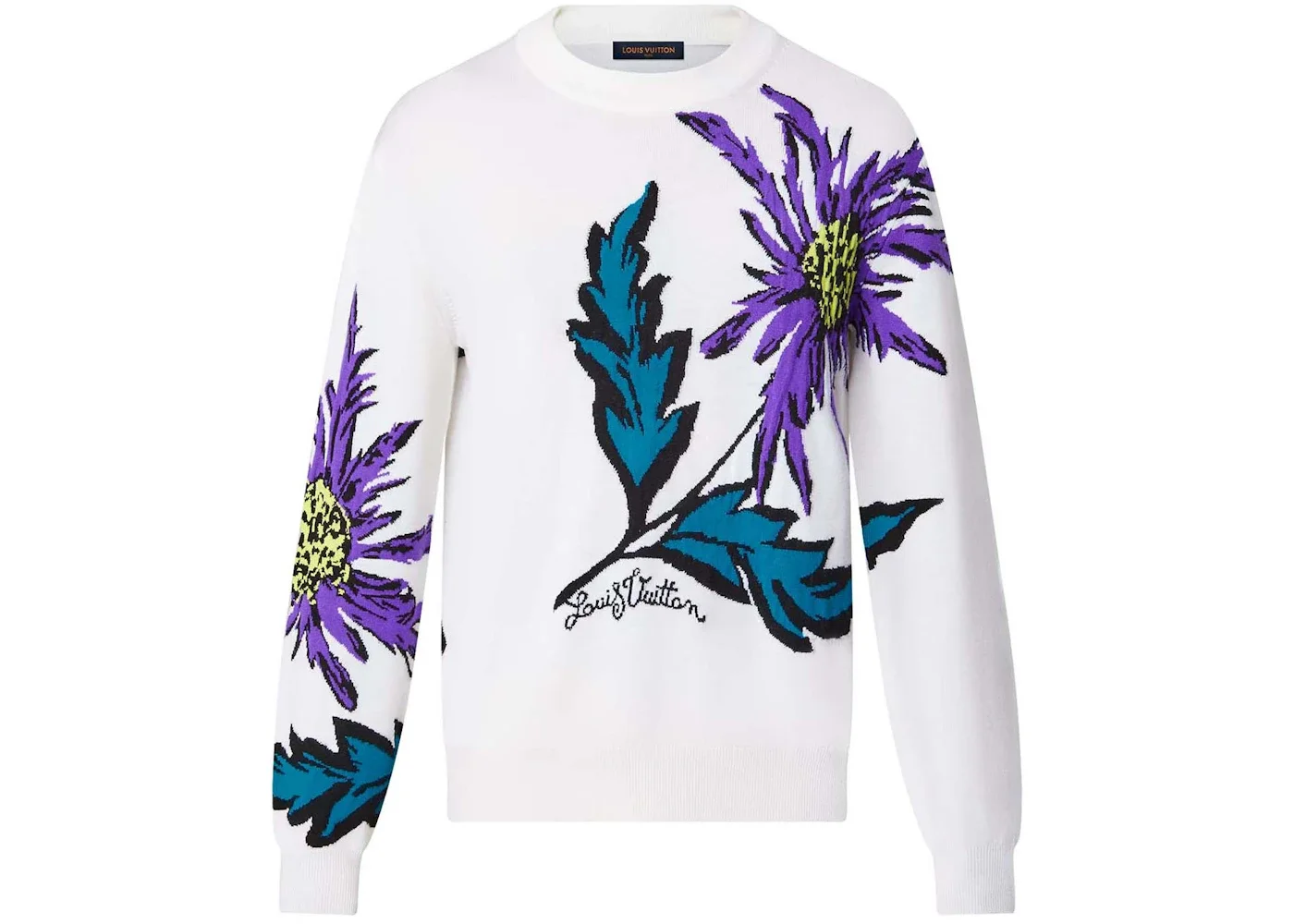Louis Vuitton Thistle Intarsia Pullover Multicolor - 1