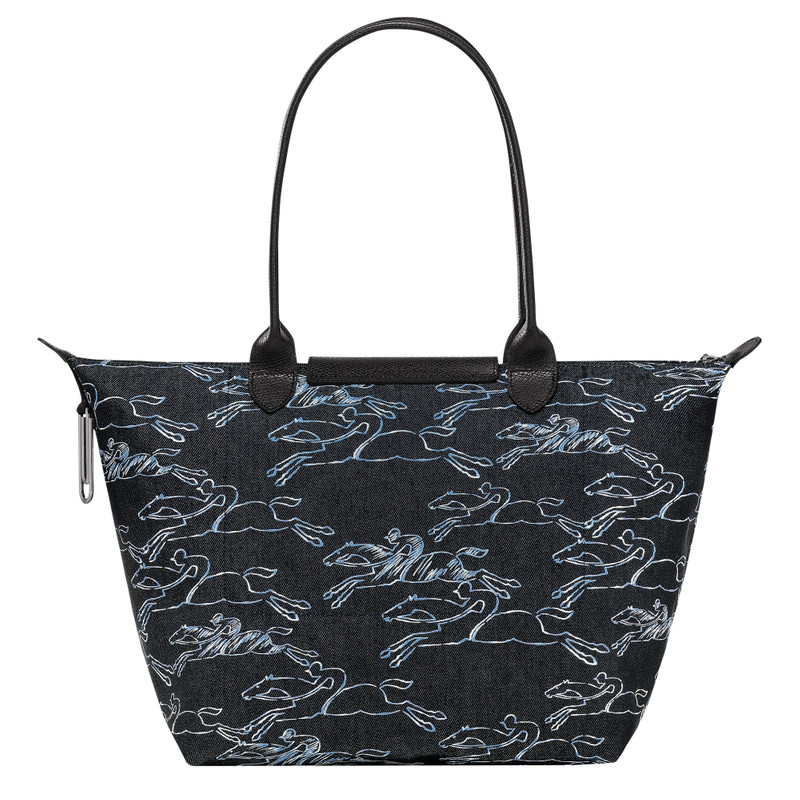 Le Pliage Collection L Tote bag Navy - Canvas 4