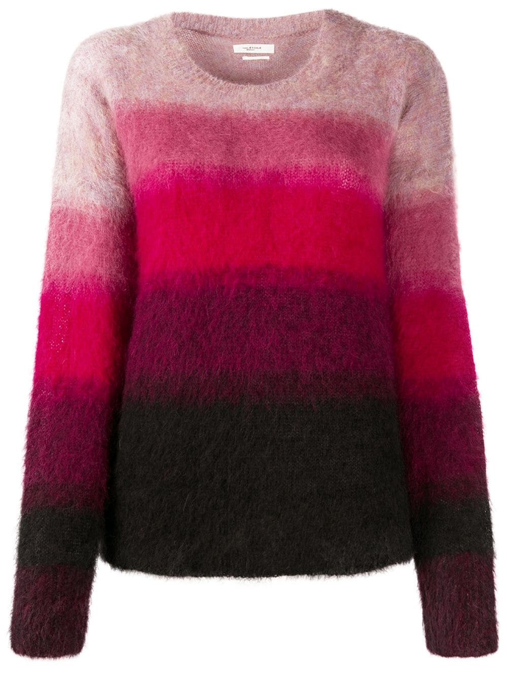 ombré crew-neck jumper - 1