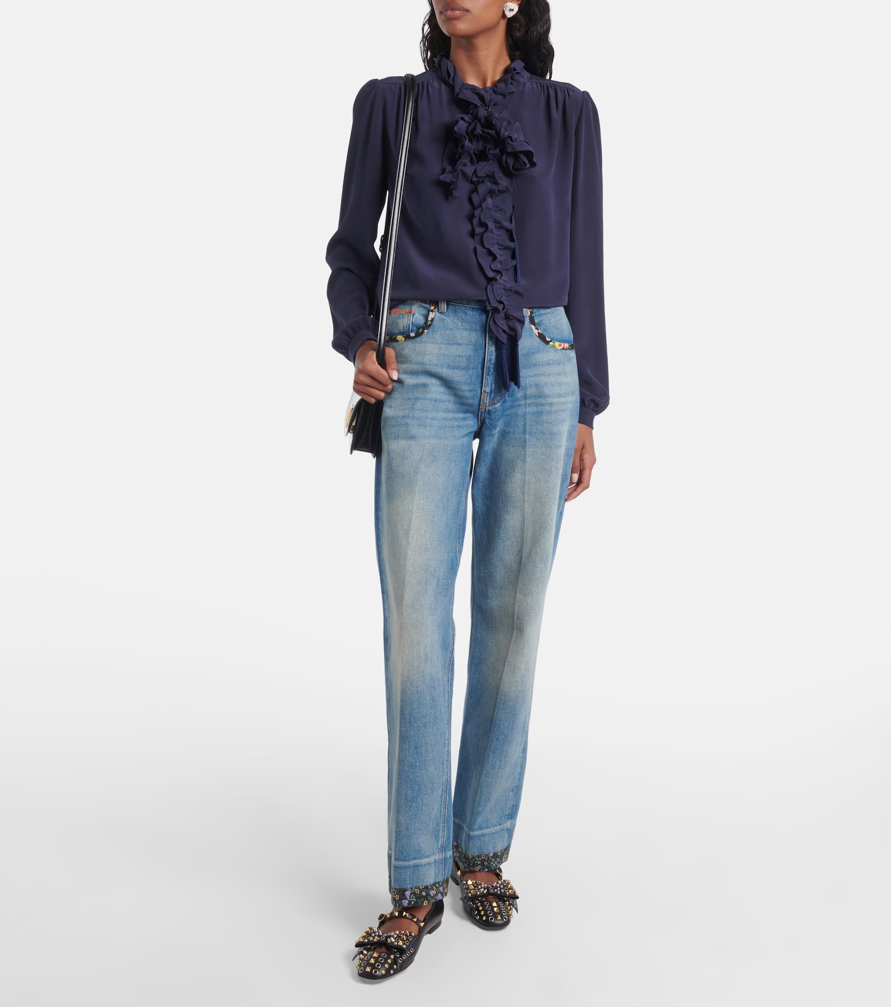 High-rise straight jeans - 2