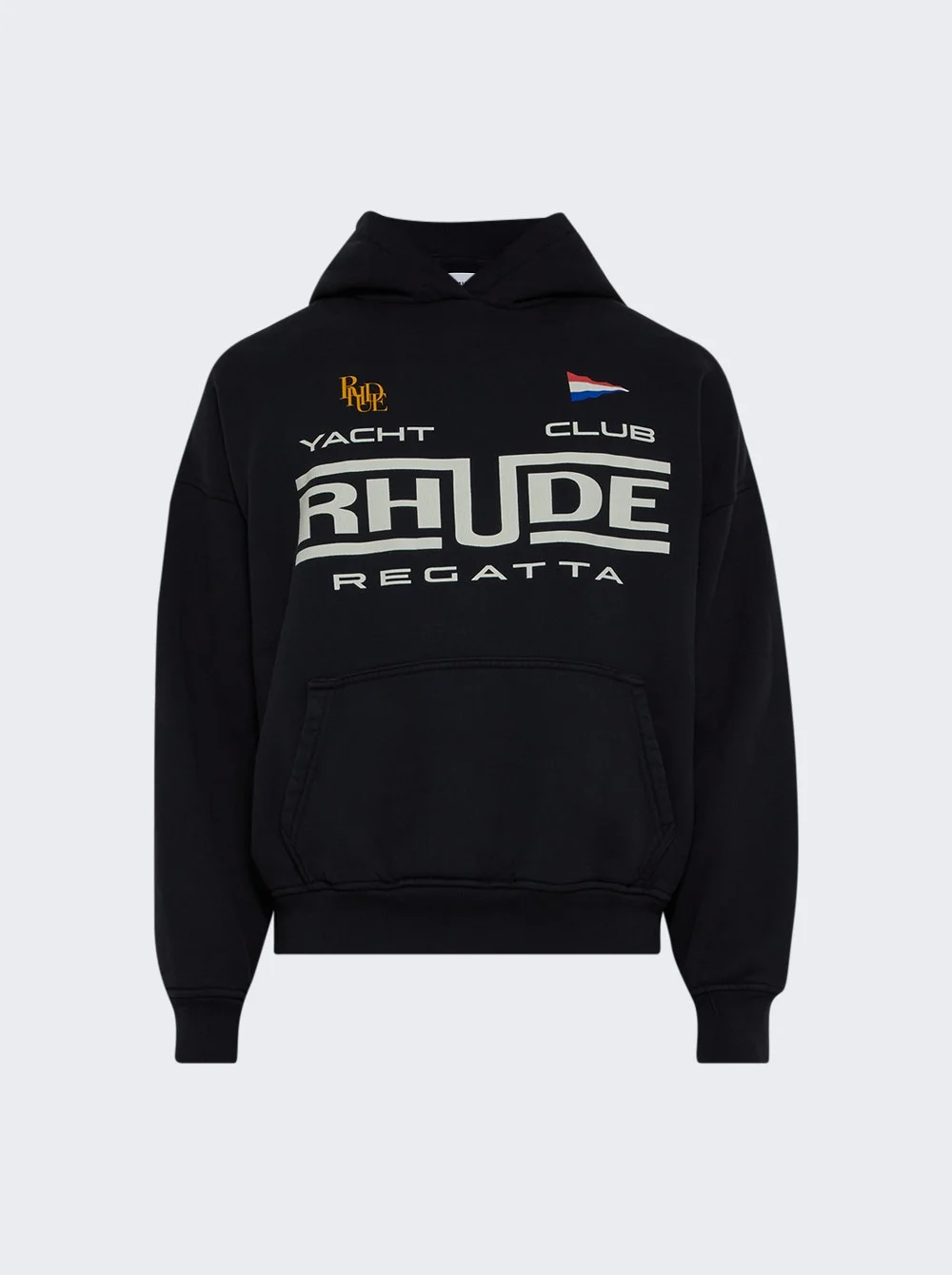 Regatta Club Hoodie Vintage Black And White - 1