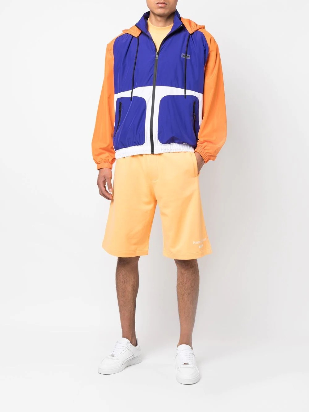 colour-block bomber jacket - 2