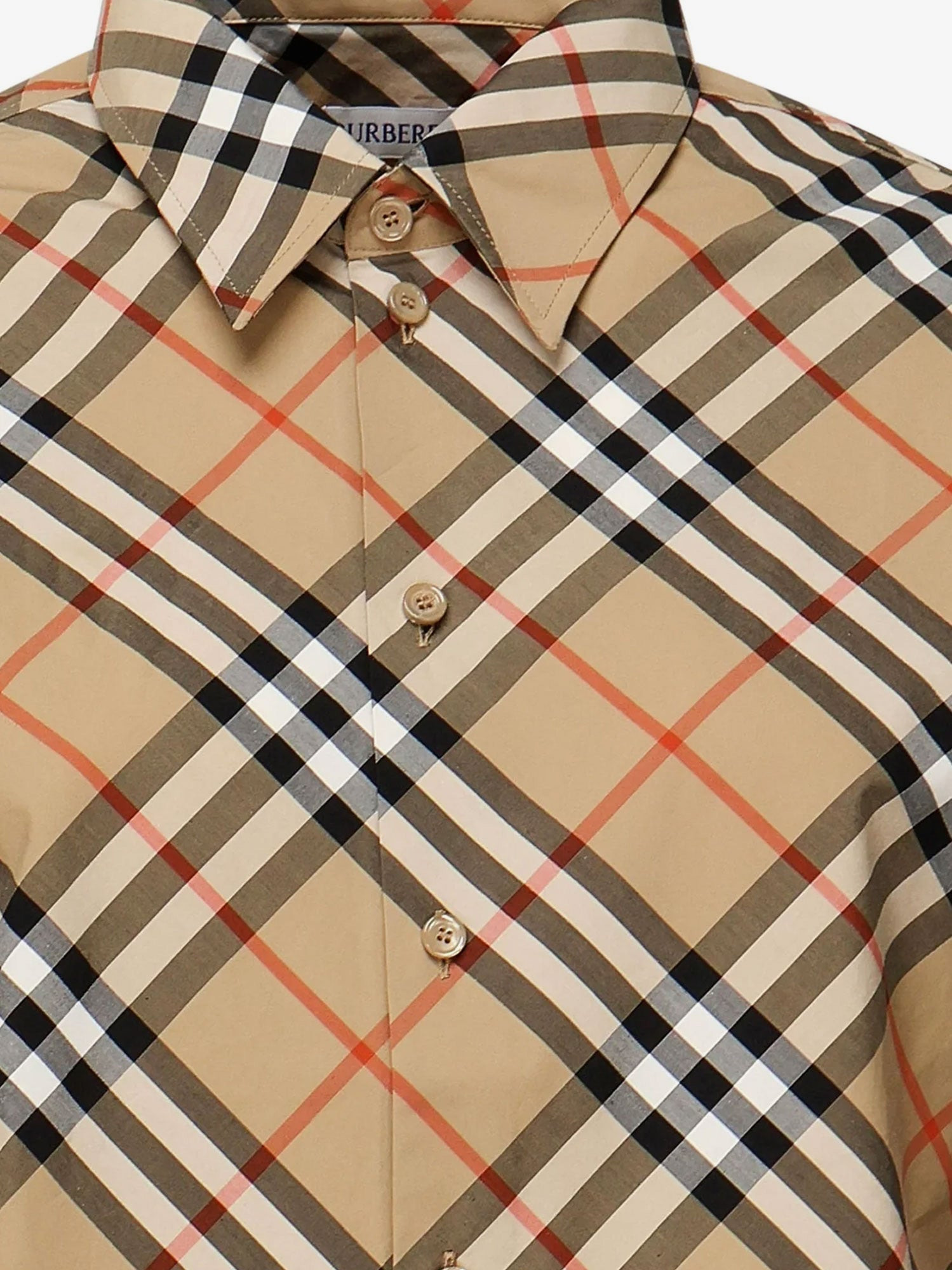 Burberry Women Cotton Shirt With Burberry Check Motif - 3