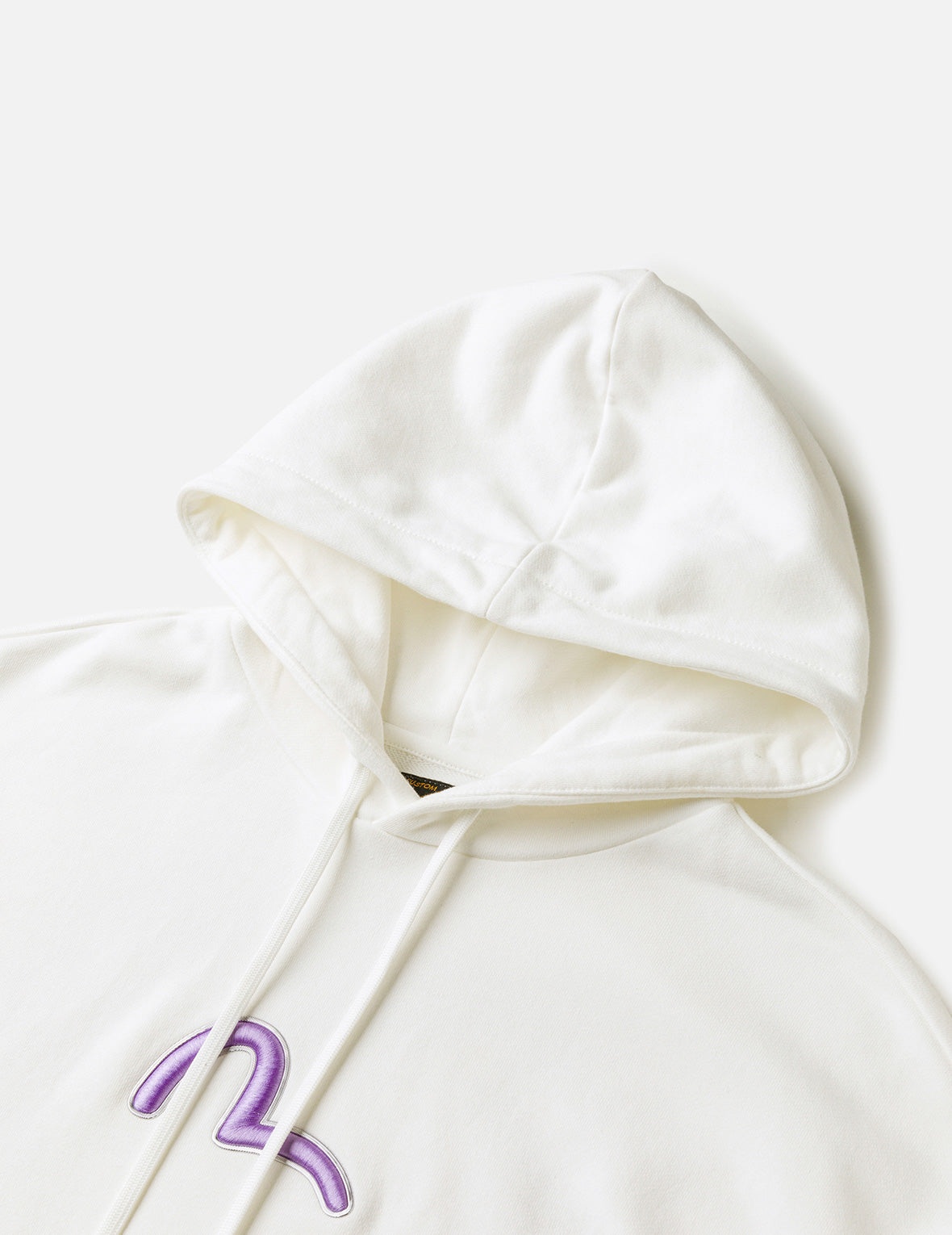 Logo and Fortune Cat Daicock Print Oversized Hoodie - 7