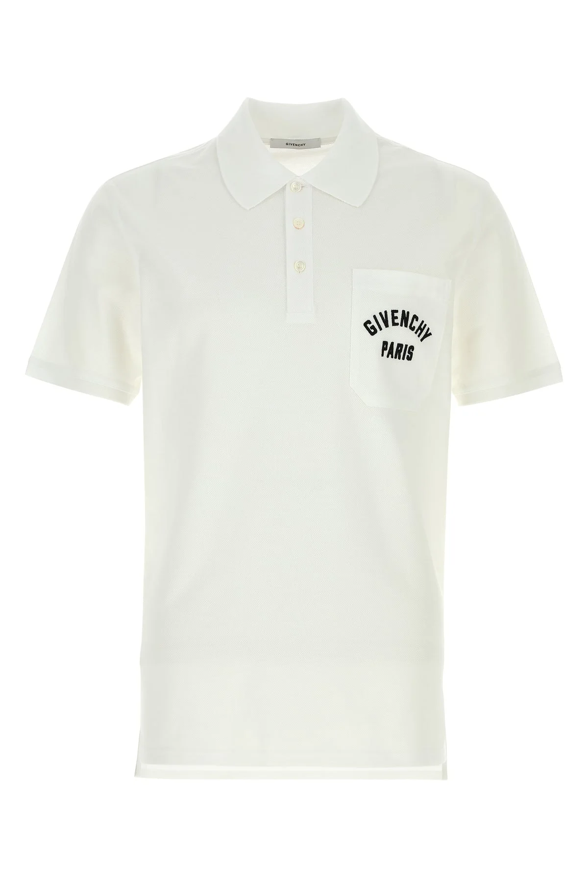 White piquet polo shirt - 1