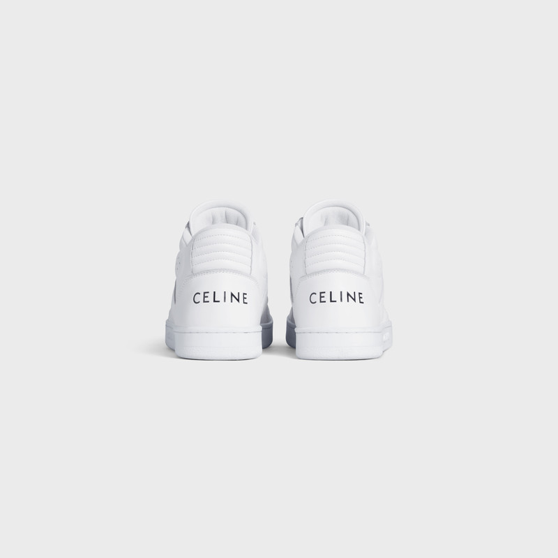 CELINE CT-02 CELINE TRAINER MID SNEAKER WITH SCRATCH in CALFSKIN outlook