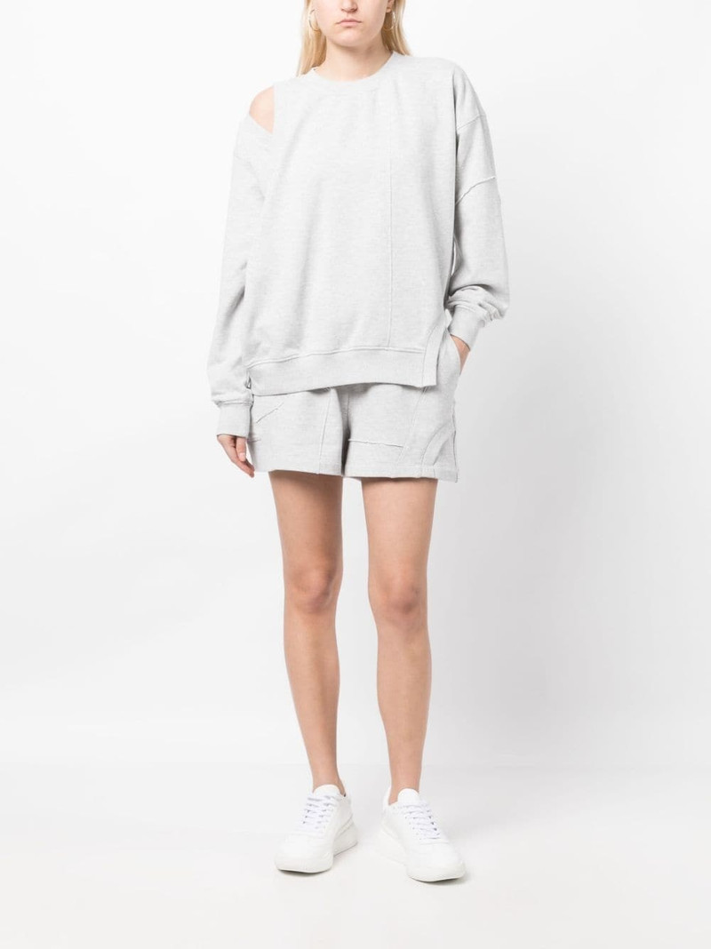 3.1 Phillip Lim panelled cotton track shorts outlook