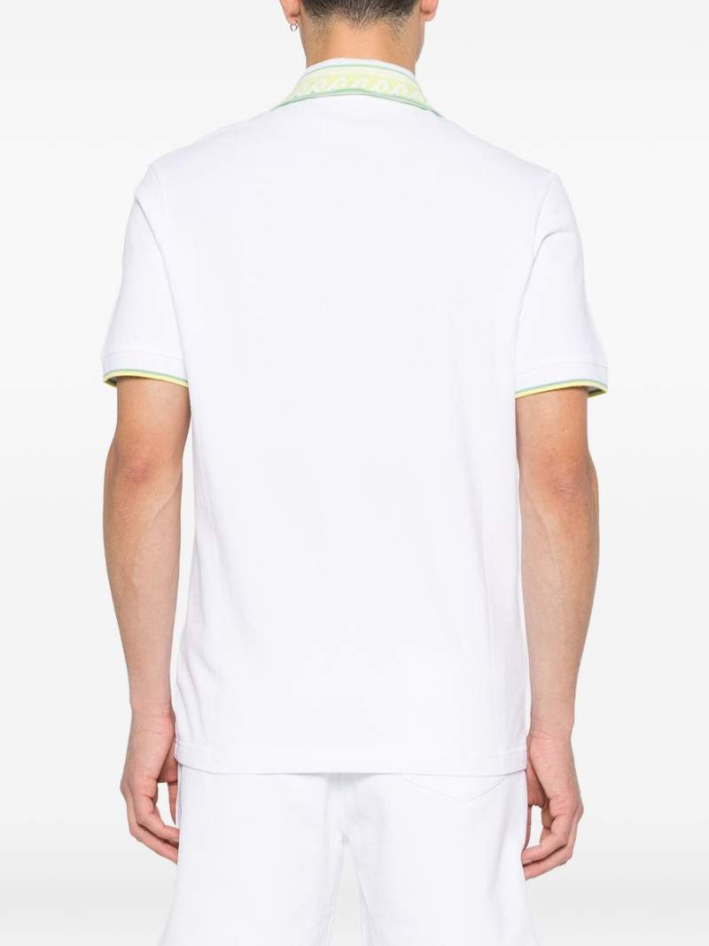 Laurel trim-collar polo shirt 4