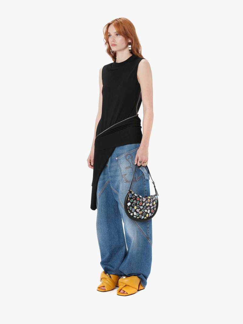 JW Anderson CHAIN TWIST LEATHER MULES outlook