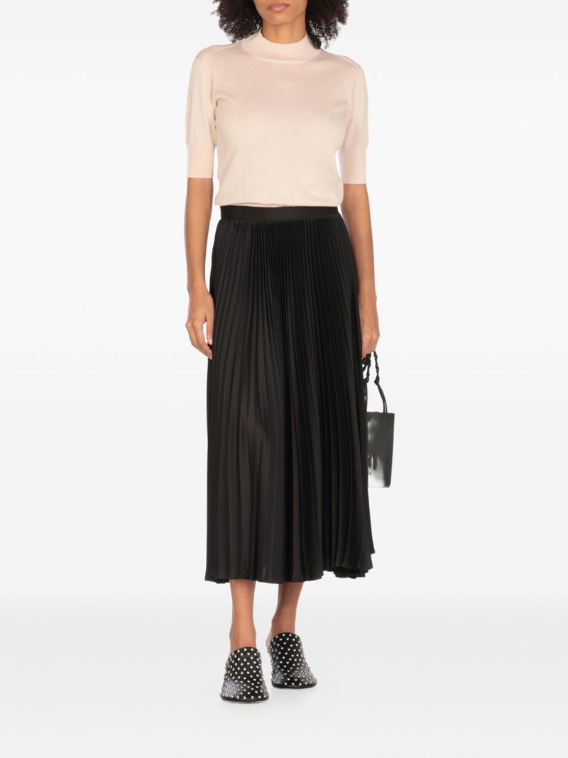 Jil Sander high-neck short-sleeves sweater outlook