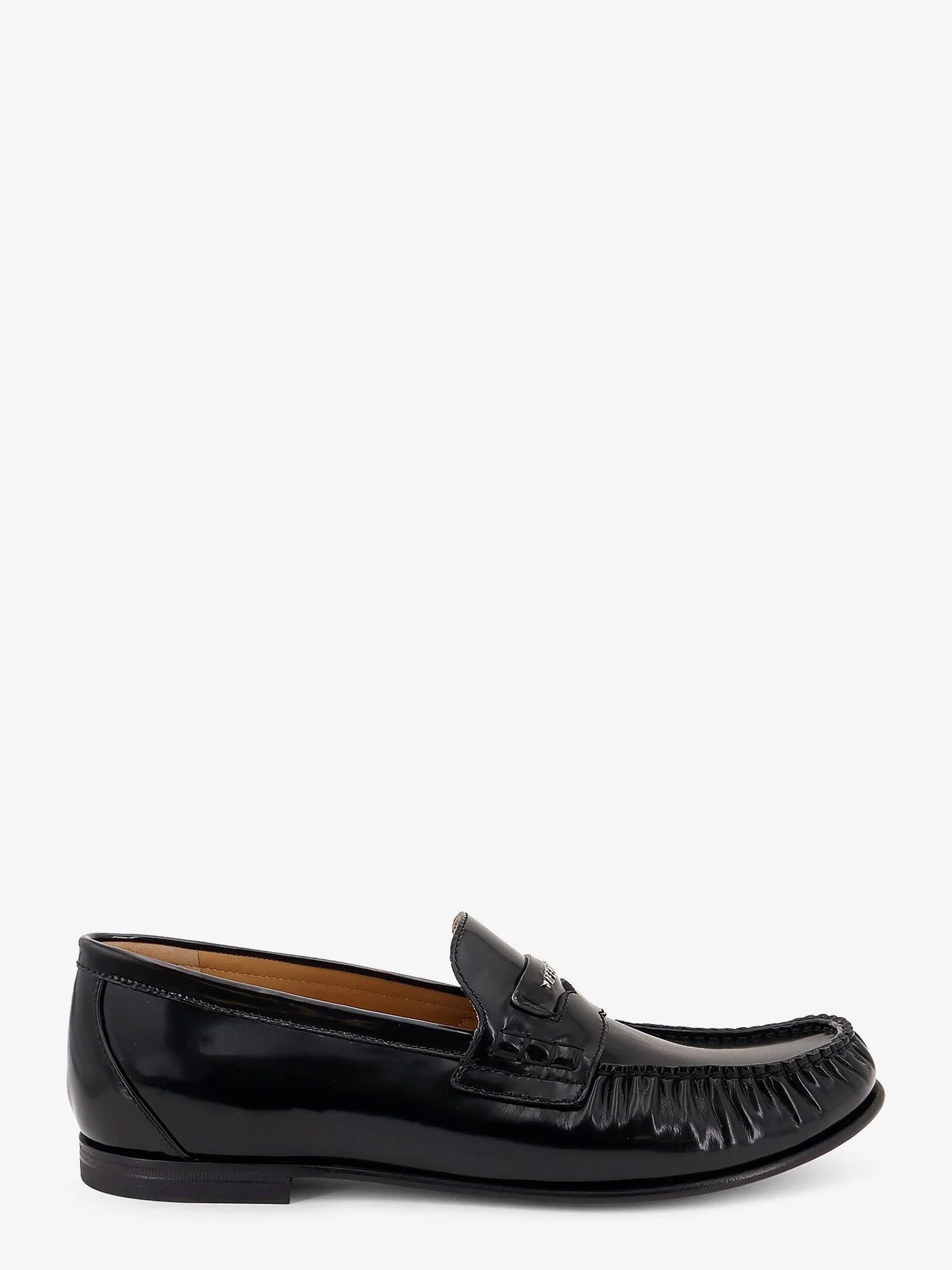 Fendi Leather Scrunch Loafers - 1